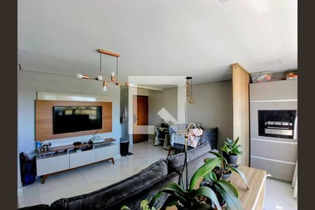 Sala de apartamento à venda com 2 quartos, 73m² em Castelo, Belo Horizonte