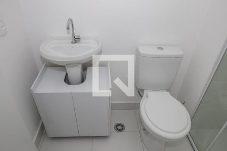 Banheiro da Suíte de apartamento para alugar com 1 quarto, 32m² em Bom Retiro, São Paulo