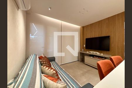 Sala de apartamento à venda com 1 quarto, 48m² em Leblon, Rio de Janeiro