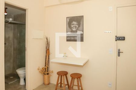 Sala/Cozinha de apartamento para alugar com 1 quarto, 25m² em Barra Funda, São Paulo