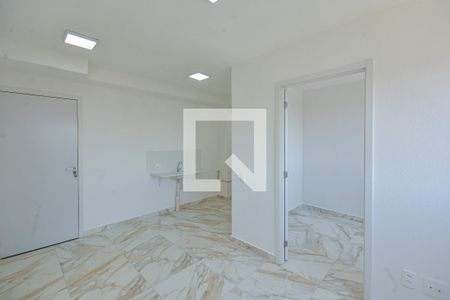 Sala de apartamento para alugar com 2 quartos, 33m² em Veleiros, São Paulo
