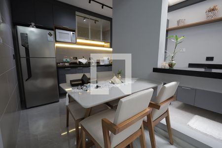 Sala de apartamento à venda com 2 quartos, 45m² em Campestre, Santo André