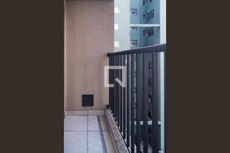 Varanda da Sala de apartamento para alugar com 1 quarto, 29m² em Bela Vista, São Paulo