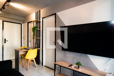 Sala de apartamento para alugar com 1 quarto, 29m² em Bela Vista, São Paulo
