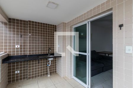 Varanda da sala de apartamento para alugar com 2 quartos, 89m² em Nova Mirim, Praia Grande