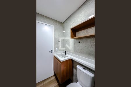 Banheiro de kitnet/studio à venda com 1 quarto, 33m² em Mooca, São Paulo