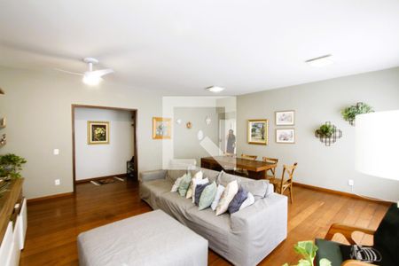 Sala de apartamento à venda com 4 quartos, 150m² em Funcionários, Belo Horizonte