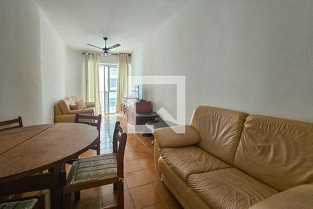 Sala de apartamento para alugar com 2 quartos, 87m² em Centro, Guarujá