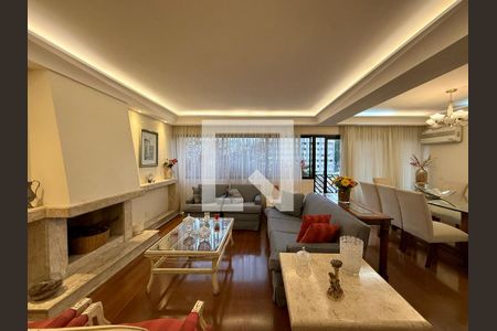 Sala de apartamento à venda com 3 quartos, 160m² em Campo Belo, São Paulo