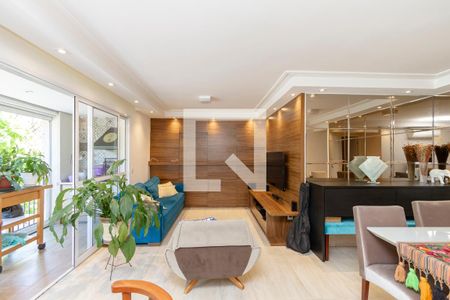 Sala de apartamento à venda com 3 quartos, 131m² em Brooklin, São Paulo