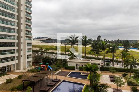 Vista da Varanda de apartamento à venda com 4 quartos, 202m² em Alphaville Empresarial, Santana de Parnaíba