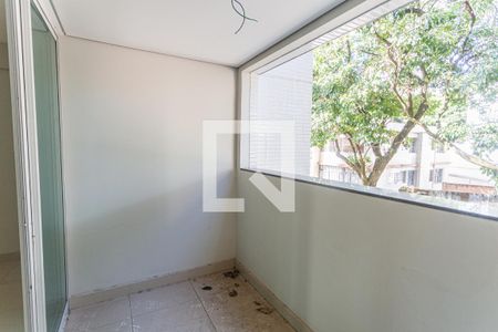 Varanda da Sala de apartamento para alugar com 3 quartos, 91m² em Santo Antônio, Belo Horizonte