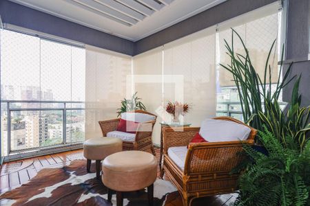 Varanda da Sala de apartamento para alugar com 3 quartos, 230m² em Real Parque, São Paulo