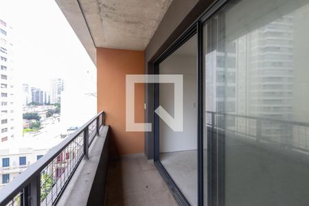 Varanda de kitnet/studio para alugar com 1 quarto, 26m² em Perdizes, São Paulo