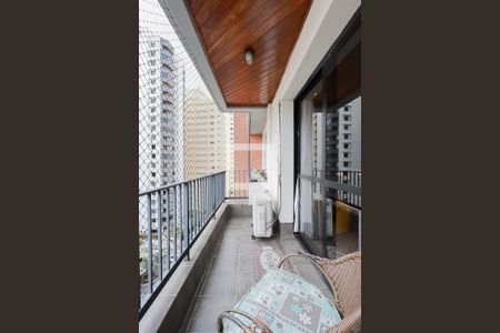 Varanda da sala de estar de apartamento à venda com 3 quartos, 144m² em Chora Menino, São Paulo