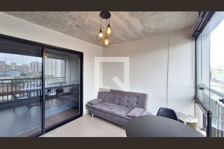 Varanda de kitnet/studio à venda com 1 quarto, 35m² em Bom Retiro, São Paulo