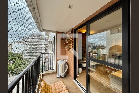 Varanda da sala de apartamento à venda com 2 quartos, 85m² em Botafogo, Rio de Janeiro