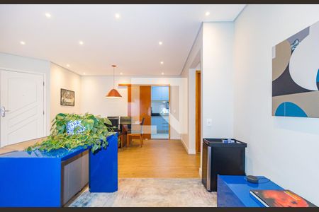 Sala de Estar de apartamento à venda com 3 quartos, 117m² em Vila Regente Feijó, São Paulo