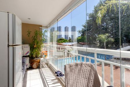 Varanda de apartamento para alugar com 3 quartos, 96m² em Chácara Santo Antônio (zona Sul), São Paulo