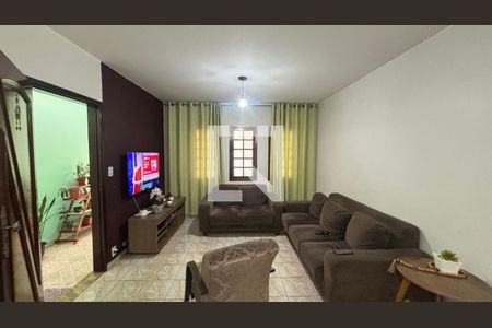 Sala de casa à venda com 3 quartos, 116m² em Vila Scarpelli, Santo André