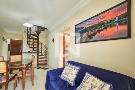 Sala de apartamento para alugar com 3 quartos, 160m² em Jardim das Conchas, Guarujá