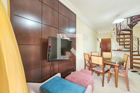 Sala de apartamento para alugar com 3 quartos, 160m² em Jardim das Conchas, Guarujá