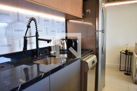 Sala/Cozinha de apartamento à venda com 1 quarto, 37m² em Chácara Inglesa, São Paulo