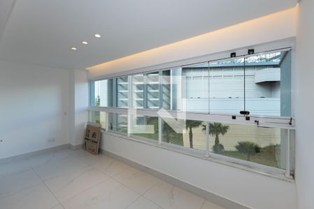 Varanda da Sala de apartamento para alugar com 3 quartos, 115m² em Vila da Serra, Nova Lima