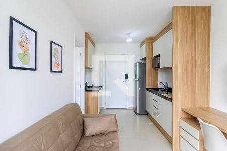 Sala de apartamento para alugar com 1 quarto, 27m² em Campo Belo, São Paulo