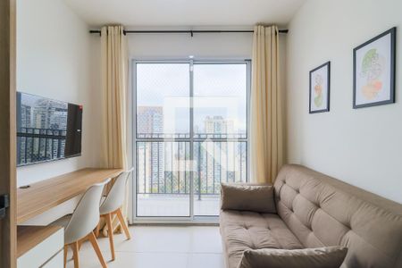 Sala de apartamento para alugar com 1 quarto, 27m² em Campo Belo, São Paulo