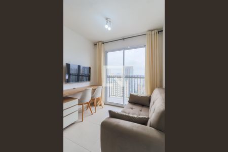 Sala de apartamento para alugar com 1 quarto, 27m² em Campo Belo, São Paulo