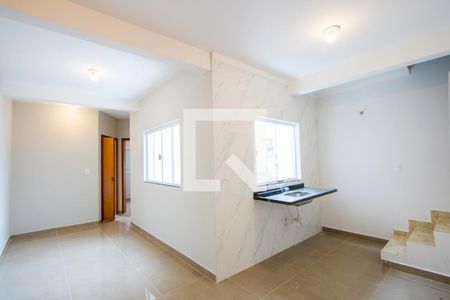 Sala de apartamento à venda com 2 quartos, 59m² em Vila Pires, Santo André