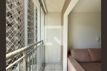 Sacada de apartamento para alugar com 1 quarto, 28m² em Jardim Caravelas, São Paulo
