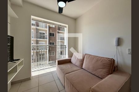 Sala de apartamento para alugar com 1 quarto, 28m² em Jardim Caravelas, São Paulo