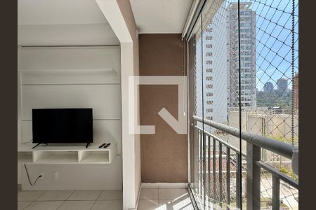 Sacada de apartamento para alugar com 1 quarto, 28m² em Jardim Caravelas, São Paulo