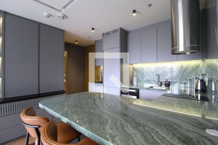 Sala/Cozinha de apartamento à venda com 1 quarto, 53m² em Vila Olímpia, São Paulo