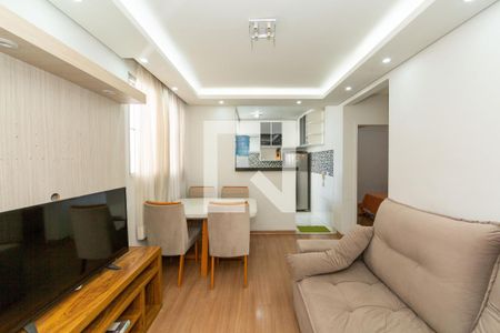 Sala de apartamento para alugar com 2 quartos, 49m² em Camargos, Belo Horizonte