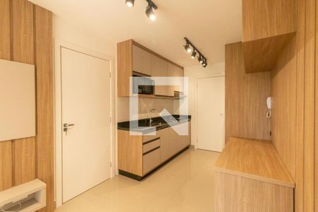 Sala/Cozinha de apartamento para alugar com 1 quarto, 33m² em Guaíra, Curitiba