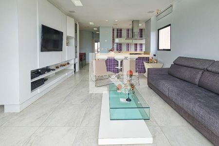 Sala de apartamento para alugar com 3 quartos, 215m² em Tortuga, Guarujá