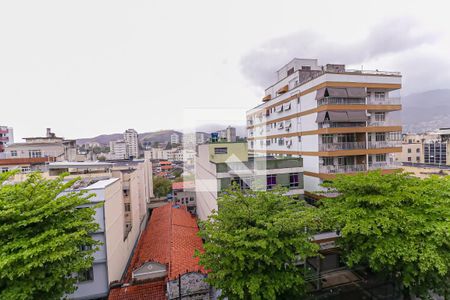 Varanda da Sala vista de apartamento para alugar com 1 quarto, 58m² em Méier, Rio de Janeiro