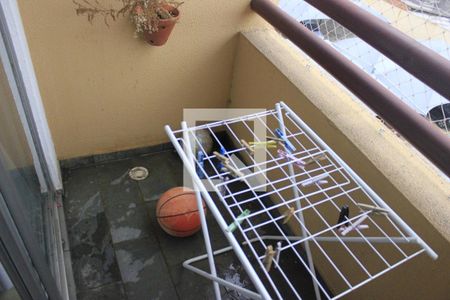 Varanda da Sala de apartamento para alugar com 3 quartos, 77m² em Cidade Brasil, Guarulhos