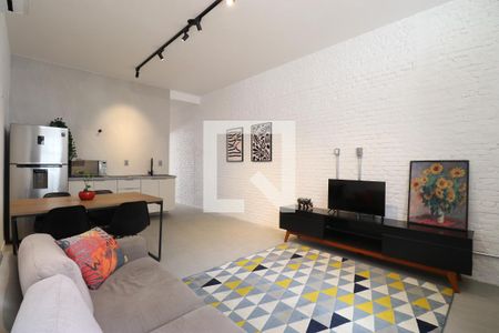 Sala/Cozinha de apartamento para alugar com 1 quarto, 40m² em Alto da Lapa, São Paulo