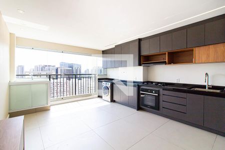 Sala/Cozinha de apartamento à venda com 2 quartos, 54m² em Barra Funda, São Paulo
