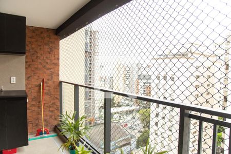 Varanda de kitnet/studio para alugar com 1 quarto, 30m² em Campo Belo, São Paulo