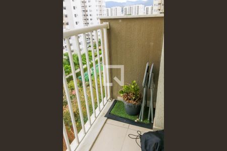 Varanda da Sala de apartamento à venda com 2 quartos, 54m² em Del Castilho, Rio de Janeiro