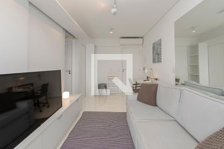 Sala de apartamento para alugar com 1 quarto, 42m² em Cidade Monções, São Paulo