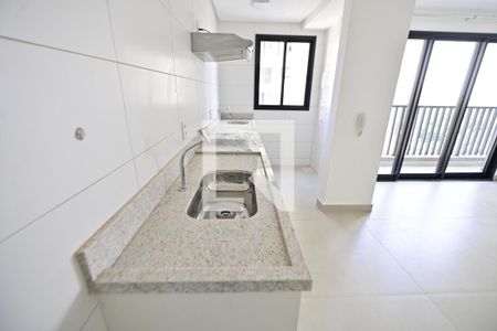 Sala/Cozinha de apartamento para alugar com 1 quarto, 48m² em Parque Amazonia, Goiânia