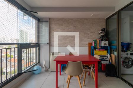 Varanda da Sala de apartamento à venda com 2 quartos, 67m² em Barra Funda, São Paulo