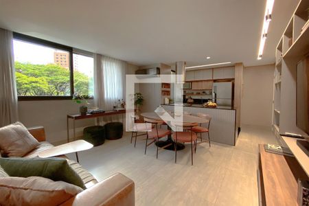 Sala de apartamento à venda com 2 quartos, 82m² em Sion, Belo Horizonte