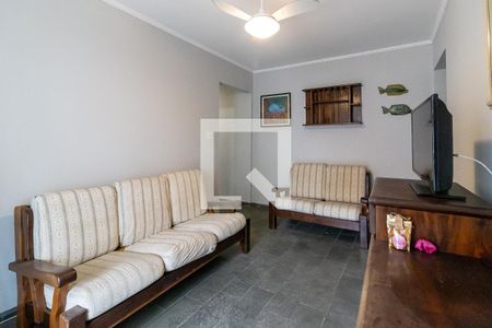 Sala de apartamento para alugar com 2 quartos, 60m² em Canto do Forte, Praia Grande
